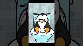Los Pingüinos me la van a mascar animated 😂 #meme #animation