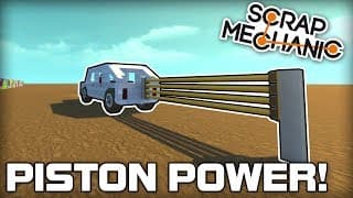 Multiplayer Piston Powered Car Challenge! (Scrap Mechanic #182)