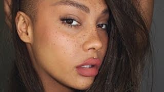 NATURAL NO MAKEUP LOOK FAUX FRECKLES & EYEBROWS | SONJDRADELUXE