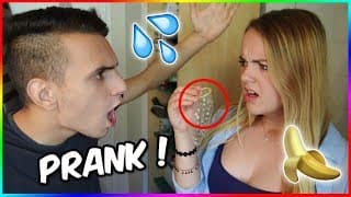 PRANK ! JE TROUVE UNE CAPOTE DANS LA VESTE A MON COPAIN !