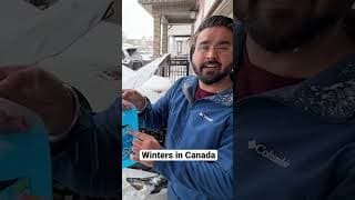 How do you prepare your car for winters in Canada? #shorts
