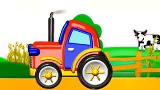 Mon Petit Tracteur: dessin animé en français pour les enfants