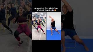 Chair Aerobics from India by @urviparwani #beginnerworkout #chairworkout  #homeworkout