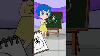 Inside Out 2: What Does Joy Want To Draw?? #shorts #animation