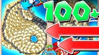 Bloons TD Battles  ::  100+ NINJA MONKEY  ::  INSANE LATE GAME