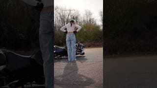 When you fall but your bike wants to finish the movie without you 🤣😅