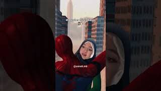 Spider Man saving sister Zainah from crazy Iblis Sister Minnie