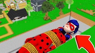 JE TROUVE LA STATUE DE LADYBUG SUR MINECRAFT !