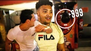 JE DÉFI IBRATV IL CASSE LA MACHINE À COUP DE POING !