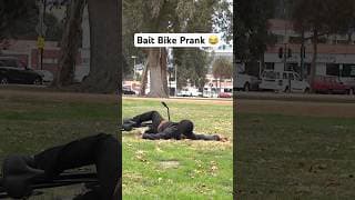 Bait Bike Prank 😂 #Shorts #Pranks #joeysalads