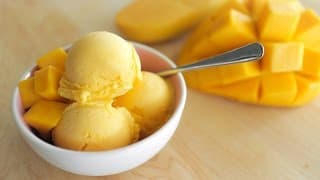 Mango Ice Cream in a Blender Recipe ไอศรีมมะม่วงง่ายสุดๆ Hot Thai Kitchen