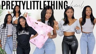 PRETTYLITTLETHING HUGE TRY-ON HAUL 2020 I SUMMER TO FALL I Fatima B.