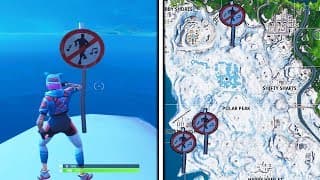 "DANSER DANS DIFFERENTS LIEUX INTERDITS" DEFI SEMAINE 1 sur FORTNITE BATTLE ROYALE !