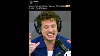 Charlie Puth Was Supposed To Sing Glimpse Of Us By Joji 😮🎵