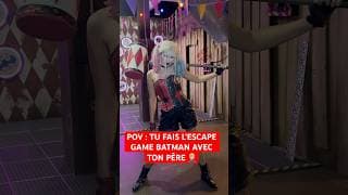 POV : TU FAIS L’ESCAPE GAME BATMAN AVEC TON PÈRE 🤦🏼‍♂️ #sœur #humour #drole #sketch #papa #batman