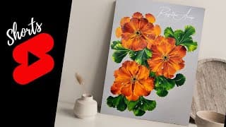 💫 A GREAT Technique Using Round Brush #shorts BEAUTIFUL BRUSH STROKES