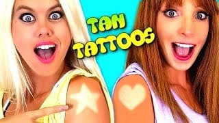 Cool Summer Tattoos & Lipstick Hacks & Challenge!!!