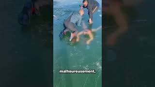 Pourquoi Il Ne faut Pas Nager Sous La Glace ? #shorts