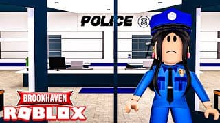 JE TRAVAIL DANS LE COMMISSARIAT DE POLICE DE BROOKHAVEN! ROBLOX BROOKHAVEN RP | MISLICIOUS