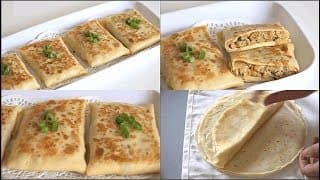 أسهل وأروع كريب مالح معمر وخفيف بحشوة لذيذة جدا يستحق التجربة / crêpes salées