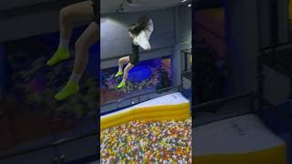 ####8318This Trampoline Is🥱😲😲So Fun! Why Didn'tWe Just Start Jumping Around LikeThis When WeWereKids