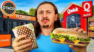 Un Québécois teste les Fast-Food Français