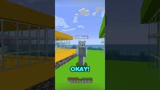 minecraft teleporting battle 🌀 #minecraft #minecraftshorts #shorts