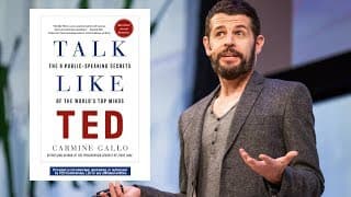 كيف تتقن فن الإلقاء ؟ ملخص كتاب  : تحدث ك TED