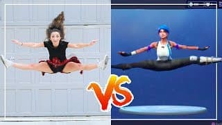 FORTNiTE DANCE CHALLENGE in REAL LiFE!! (Ft. The Rybka Twins)