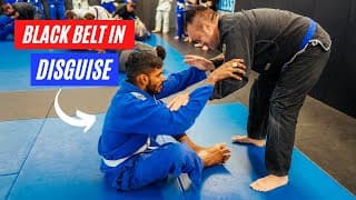 Fake White Belt BJJ Prank (Black Belt Poses As A White Belt)