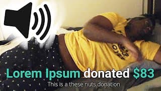 don't EVER livestream yourself sleeping (LOUD)