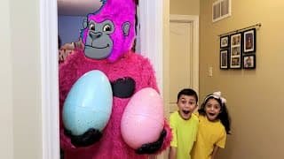 Surprise Toys in our Bedroom