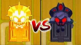 MAX Dark Vengeful Monkey Temple Vs. True Sun God Temple! (Bloons TD 6)