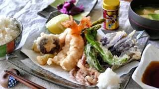 Crispy tempura - Deep fried vegetables and seafood