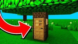 COMMENT VIVRE DANS UN ARBRE SUR MINECRAFT !