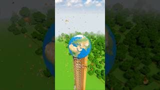 Small To Big Earths Drop on Tower