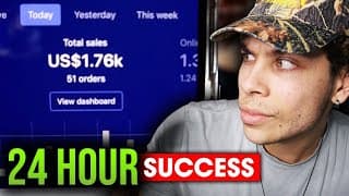 24-Hour DropShipping Challenge (EVERYTHING REVEALED)