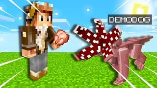 J'AI ADOPTÉ UN DEMODOG DANS MINECRAFT !!