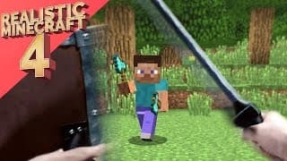 Realistic Minecraft 4 ~ The  Forest Encounter