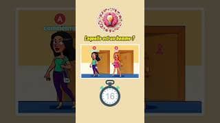 Laquelle est un homme ? 🧠✅ #test #enigmes #devinettes #intelligence #genie