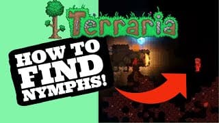 EASIEST WAY TO FIND NYMPHS! (Metal Detector) - Terraria 1.4 (Read Description)