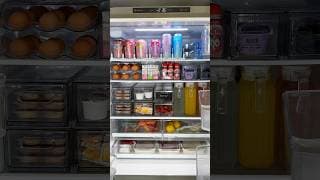 Fridge Restock 🍒 #asmr #restock #satisfying #relaxing #organization #asmrsounds #satisfyingvideo