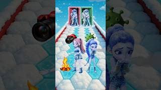 POV ❄️❤️‍🔥 Rumi vs Mira 👑 Fire Queen or Ice Queen? | K-Pop Demon Hunters #shorts