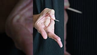 I learned to Throw a Toothpick