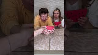Choose food challenge 😂 Why was he replaced with a real watermelon? 🙄 #shorts Best video by Hmelkofm