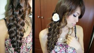Mermaid Tail Braid Hairstyle Hair Tutorial