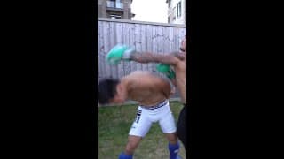 Defending Punches against Untrained Friends