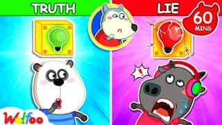 Guess the Liar! My Friend’s Extreme Lie Detector Test! Educational Videos For Kids | Wolfoo Channel