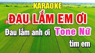 karaoke Đau Lắm Em Ơi Tone Nữ ( Cm ) Nhạc Chế Vọng Kim Lang | Trọng Hiếu Beat