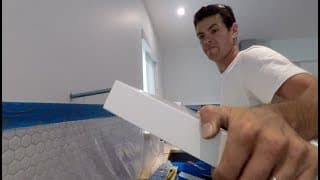 How not to install floating shelves.